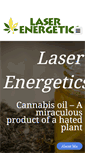 Mobile Screenshot of laserenergetics.com